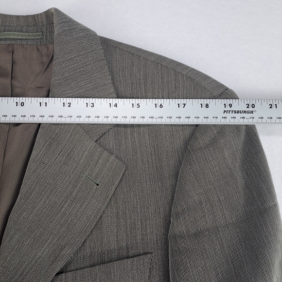 Hugo Boss Einstein‎ Omega Mens 46 Actual 42 Brown 85% Wool 15% Nylon Made in USA - Picture 8 of 15